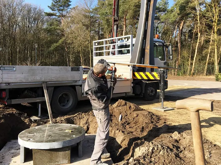 Gedenkboom op herdenkingsplek op crematorium en uitvaartcentrum De Hoge Bogt in Veldhoven
